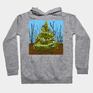 Merry Christmas/Marred Tree Hoodie